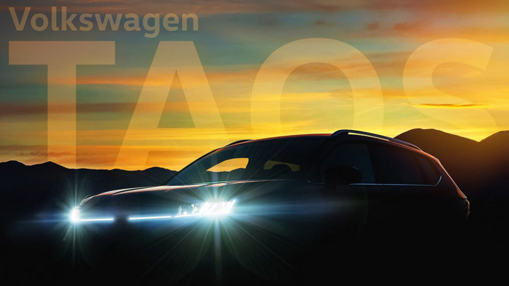 Первое изображение нового Volkswagen Taos
