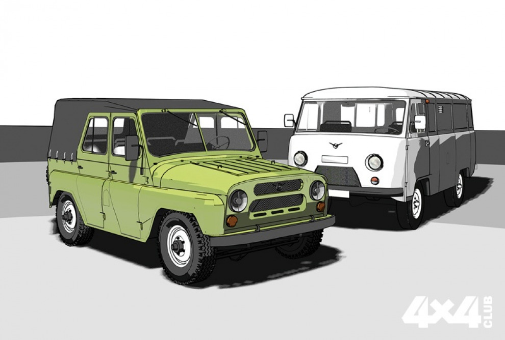 В первой половине 1960-х годов инженеры Ульяновского автозавода создали два семейства внедорожников-долгожителей