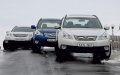 Три Subaru Legacy Outback