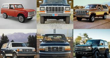История шести поколений Ford Bronco