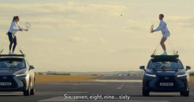 Lexus сыграл в теннис на крыше, установив два мировых рекорда
