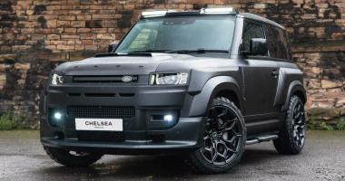 Land Rover Defender 90 Prototype X от Chelsea Truck напоминает инкассаторский броневик