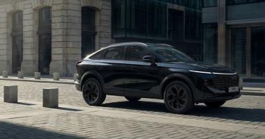 Чёрное кросс-купе в тульском исполнении. HAVAL F7x 2026 года