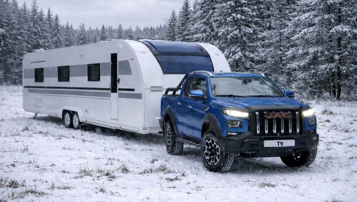 JAC T9 усилился. Теперь он официально тащит полторы тонны