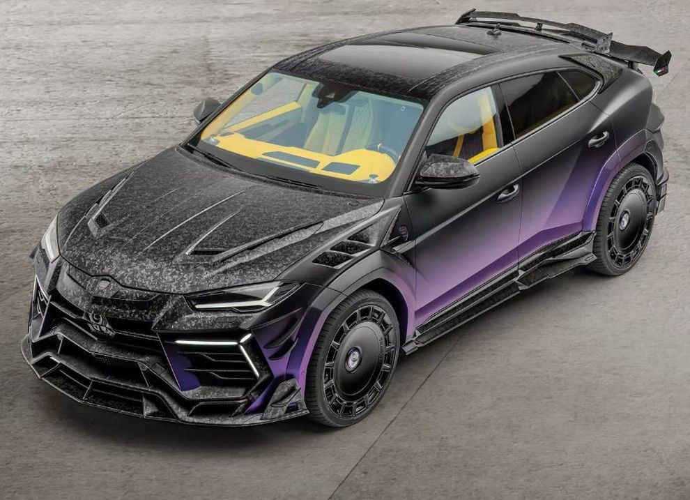 Lamborghini Urus от Mansory выглядит как подарок Los Angeles Lakers