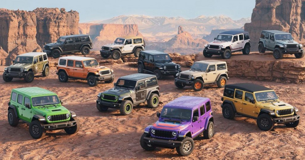 Чтобы выпустить 12 спецверсий Wrangler за год, Jeep заручился поддержкой Chrysler и Dodge 