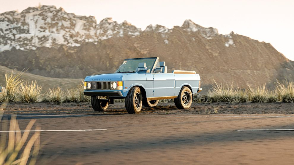 Мастера из Lunaz превратят классический Range Rover в открытый электромодуль