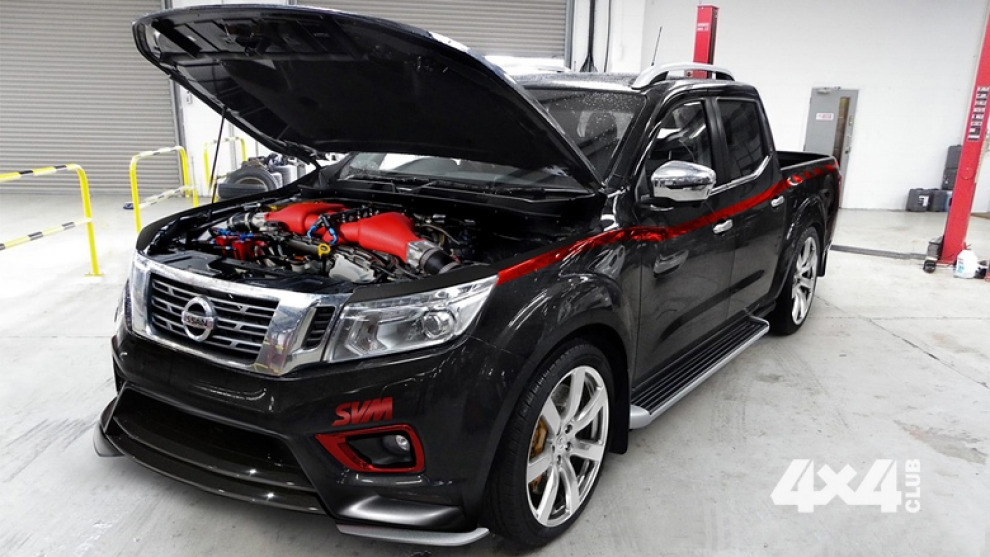 Пикап Nissan Navara оснастили мотором от суперкара GT-R
