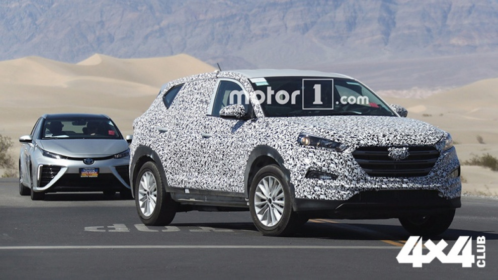 Hyundai привез на тесты новой водородной модели седан Toyota Mirai