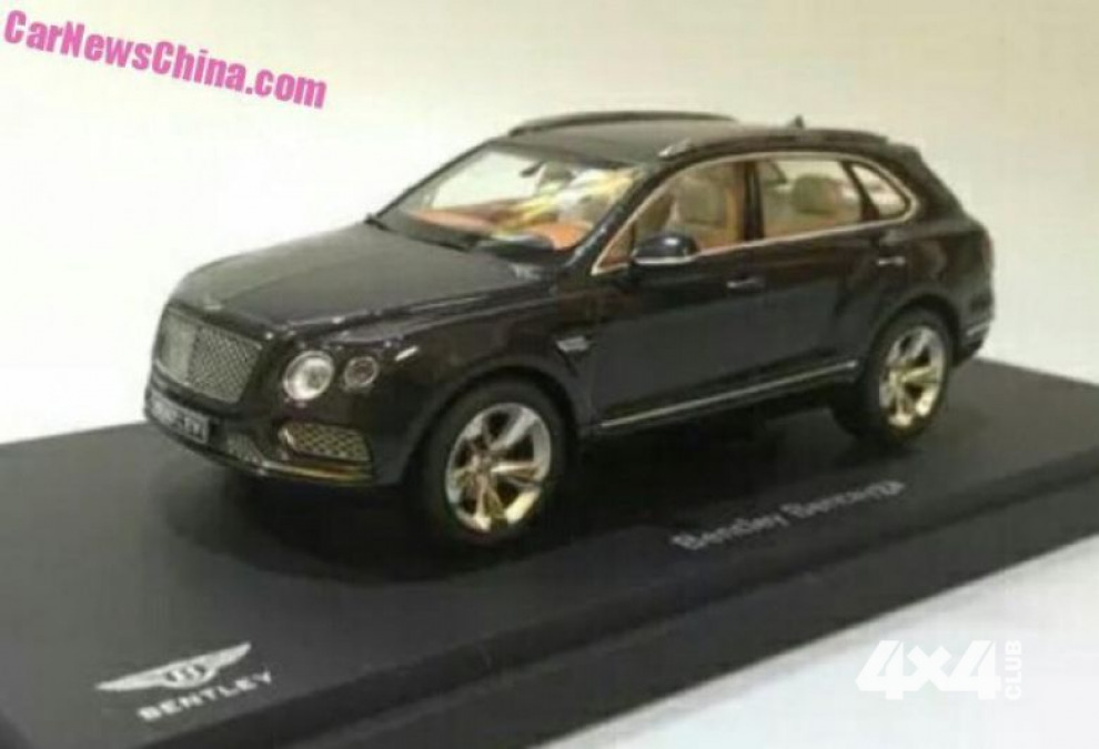 Внешность Bentley Bentayga больше не секрет из-за игрушки