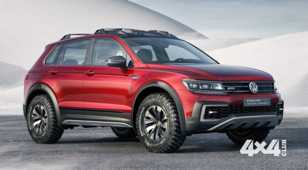 Volkswagen показал Tiguan GTE-Active Concept