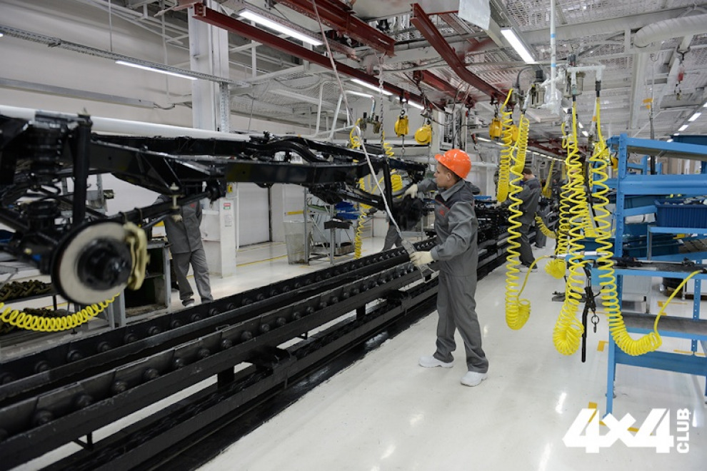 УАЗ модернизировал сборочное производство