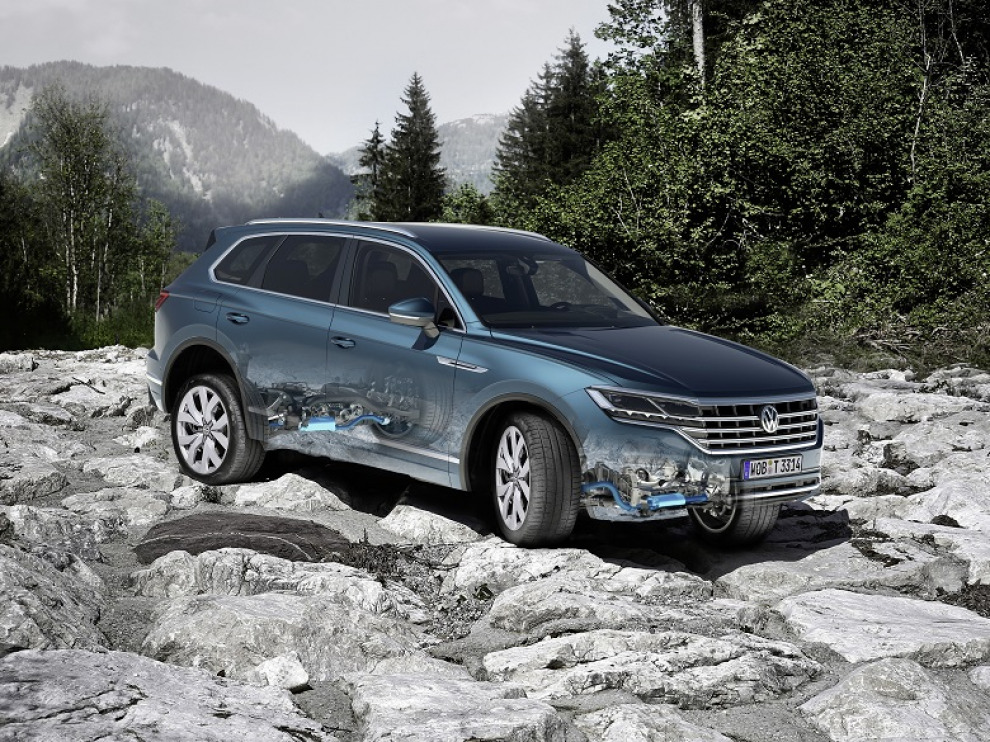 Volkswagen Touareg дал течь