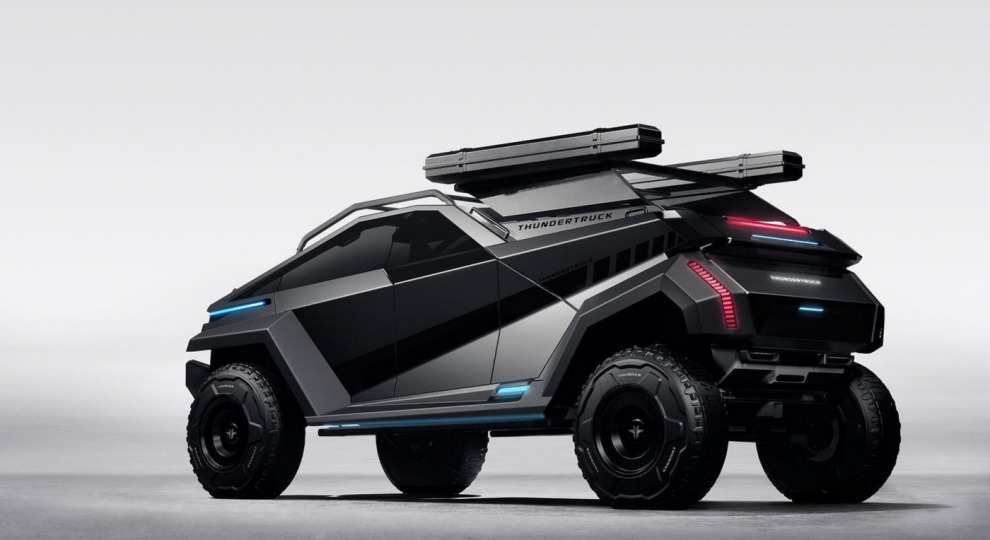 Теперь и рекламщики придумывают внедорожники. Thundertruck – невероятный концепт с «крыльями летучей мыши»