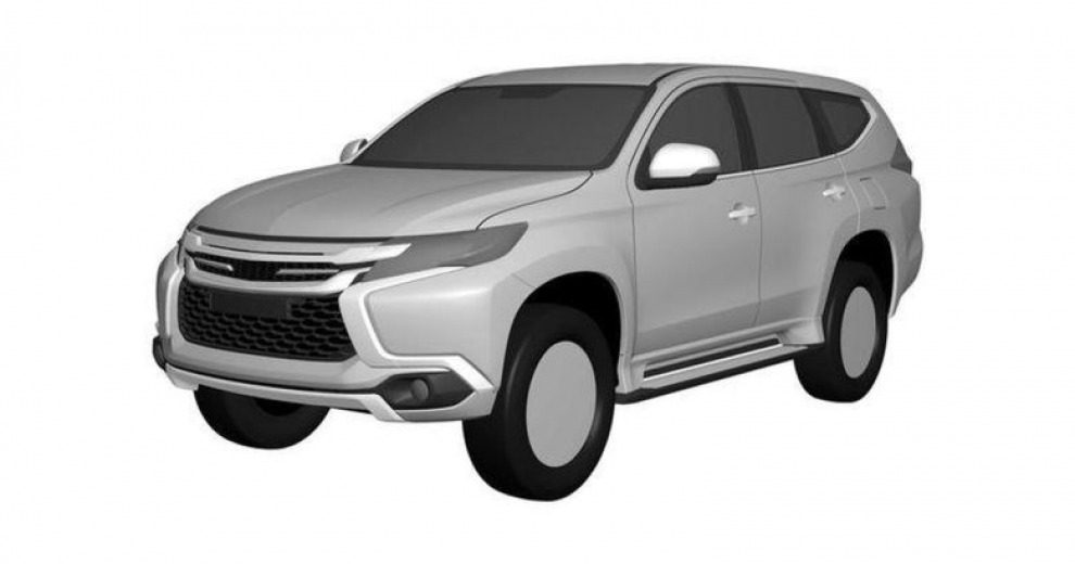 Патентные изображения Mitsubishi Pajero Sport