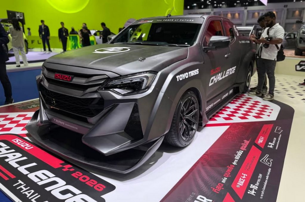 Isuzu превратила серийный D-Max в монстра трека