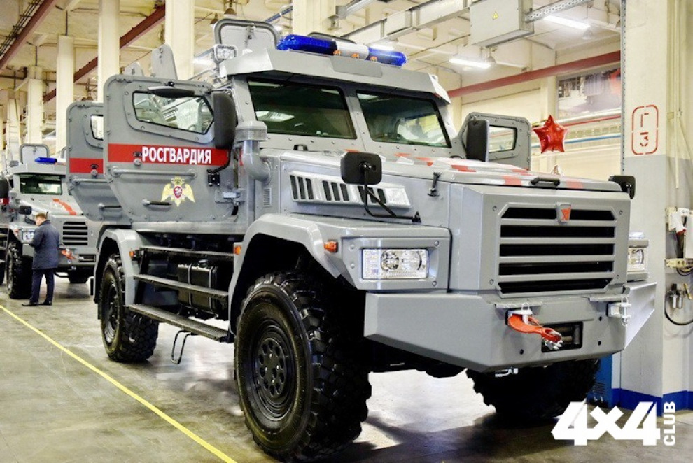 Патруль - новый броневик на шасси КАМАЗ для Росгвардии