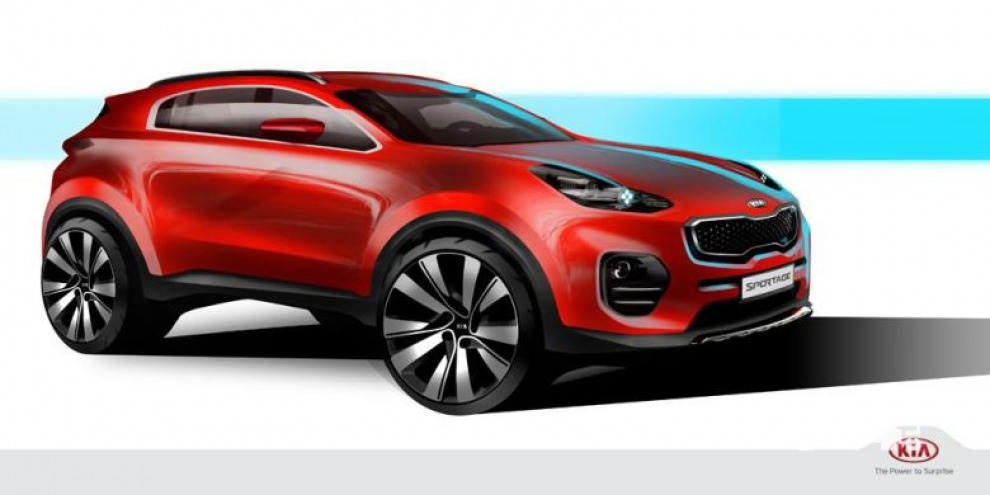 Первые изображения нового Kia Sportage