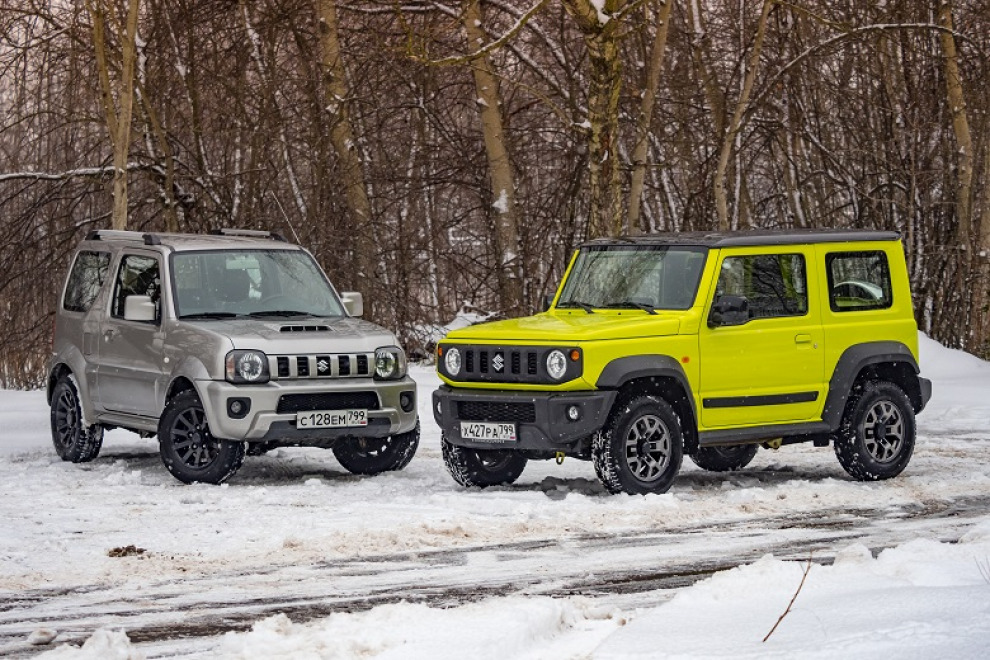Старый Suzuki Jimny против нового: битва двух поколений (анонс)