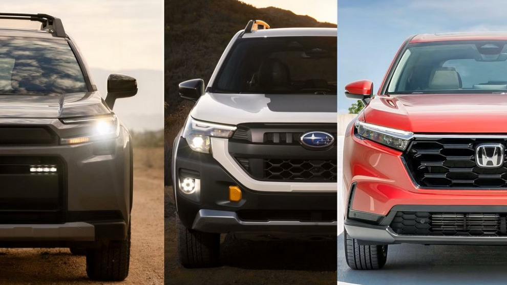 Битва кроссоверов: Toyota RAV4, Honda CR-V или Subaru Forester?