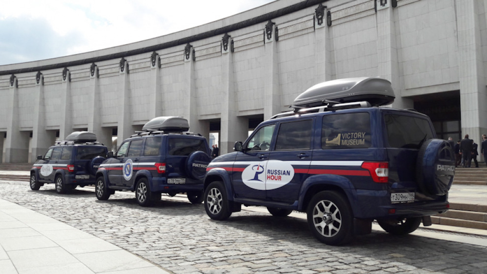 Внедорожники УАЗ Патриот принимают участие в автопробеге до Катара