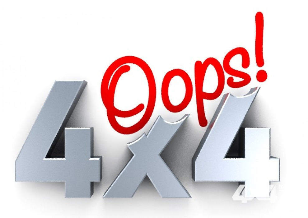 Новая рубрика для всех желающих OOPS 4x4