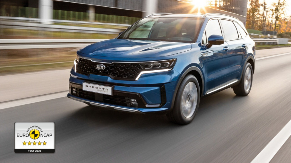 Новый KIA Sorento получил высший рейтинг безопасности Euro NCAP