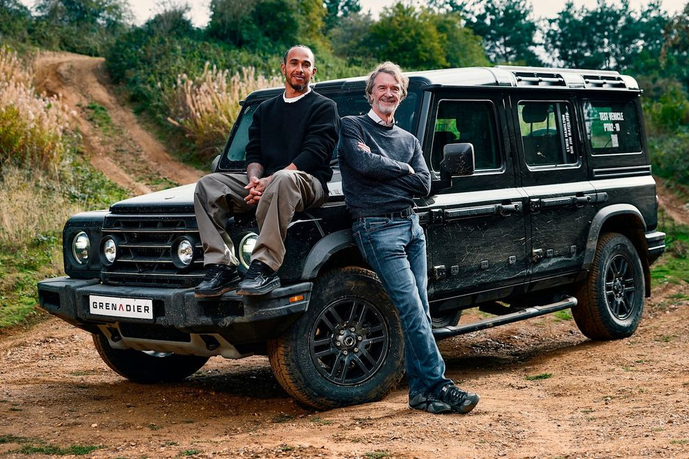 Знаменитому гонщику Формулы Льюису Хэмилтону понравился Ineos Grenadier