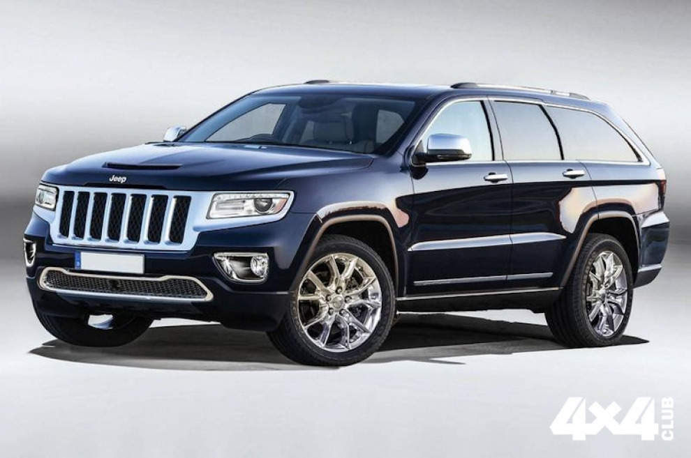 Появились изображения огромного внедорожника Jeep Grand Commander