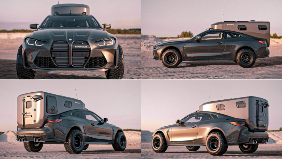 BMW M4 превратили в отличный кемпер. Пока только в теории