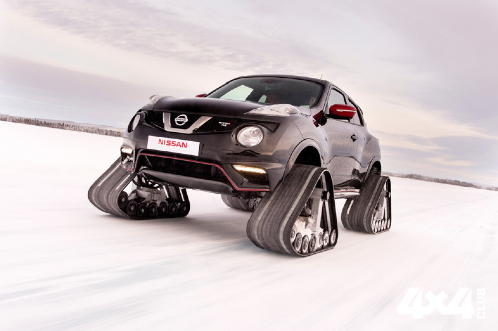 Nissan выпустил экстремальный Juke на гусеницах