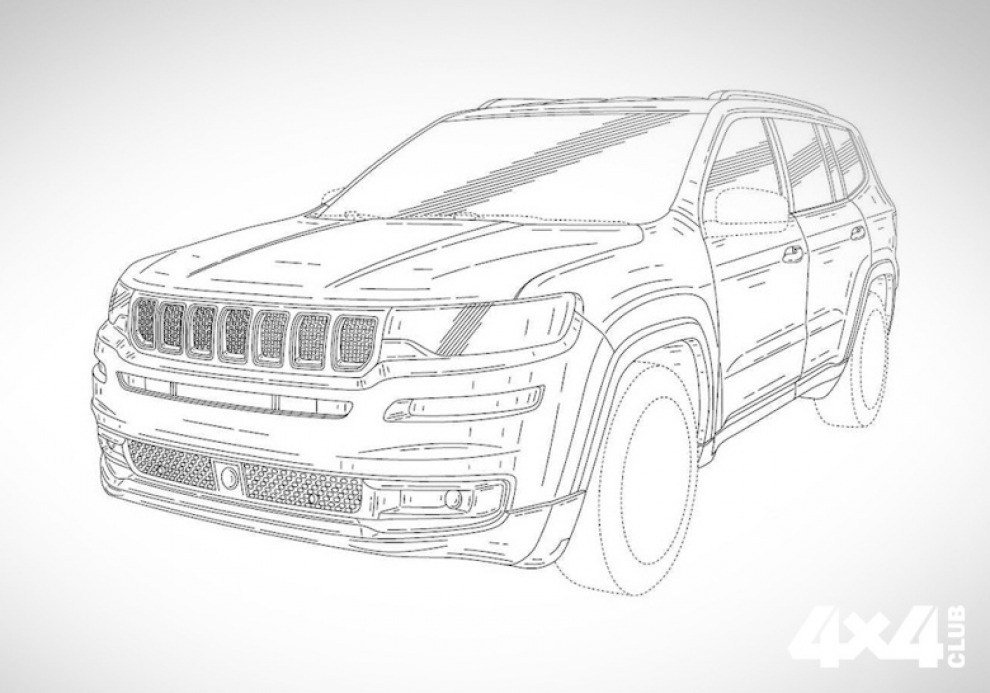 Появились изображения возрожденного Jeep Grand Wagoneer