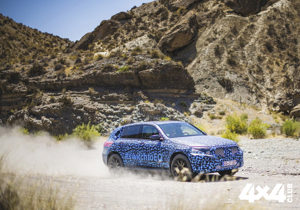 Новые фотографии первого электрокроссовера от Mercedes-Benz