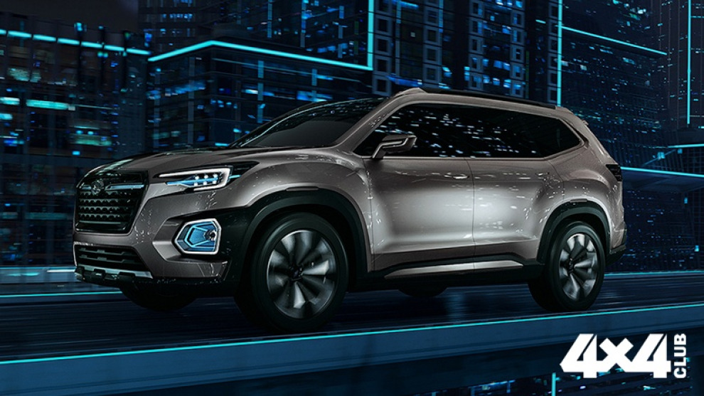 Subaru построила прототип семиместного внедорожника