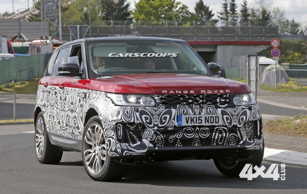 На тесты вышел обновленный Range Rover Sport