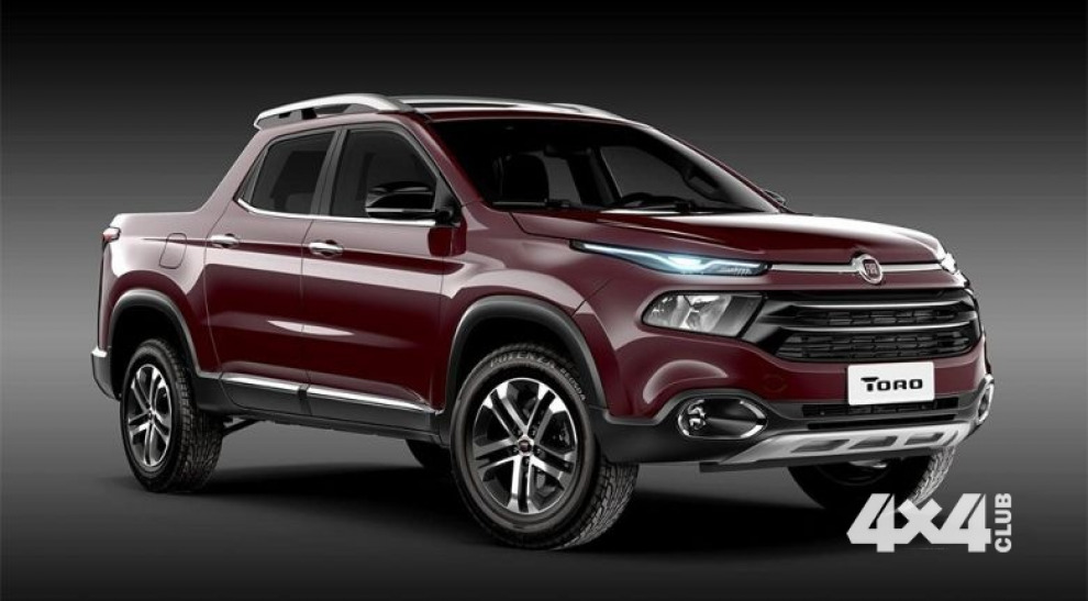 Пикап Fiat Toro: вид сзади