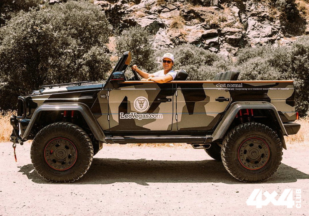 Йон Олссон переделал Mercedes-Benz G500 4×4² в кабриолет