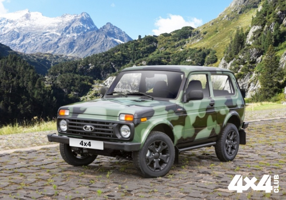 Юбилейная Lada 4x4 получила защитный окрас
