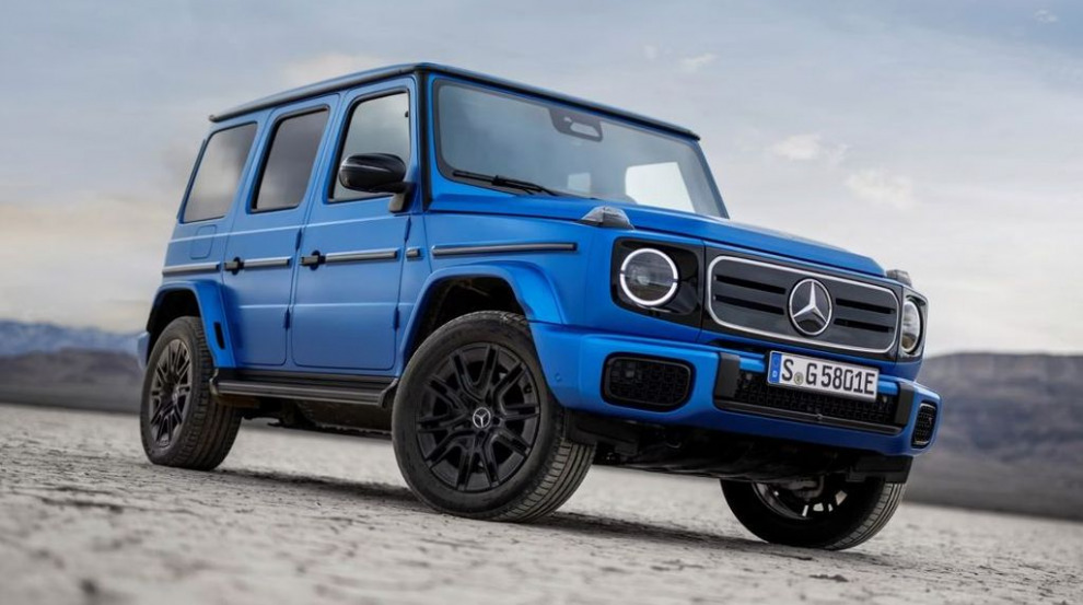 Новый электрический Mercedes G-класса оснащён четырьмя двигателями и функцией G-Turn