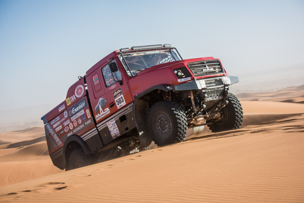 Капотный МАЗ впервые победил в ралли-марафоне