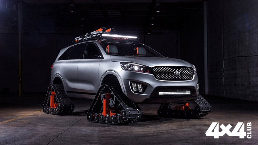 Kia Sorento превратили в гусеничный беспилотник