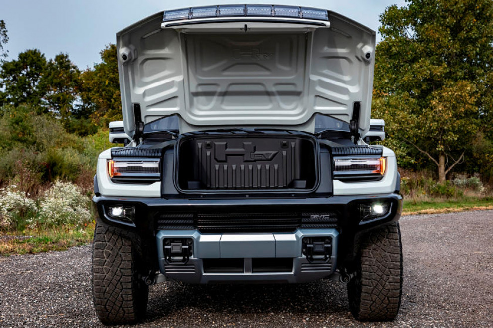 Передний багажник GMC Hummer будет называться ETrunk