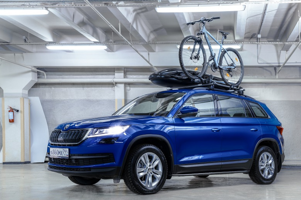 Вояж-кроссовер Skoda Kodiaq. С кофеваркой и электровелосипедом