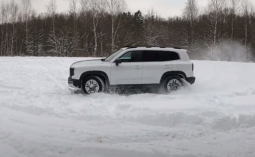 Haval Dargo X на снежных просторах средней полосы (видео-тест)