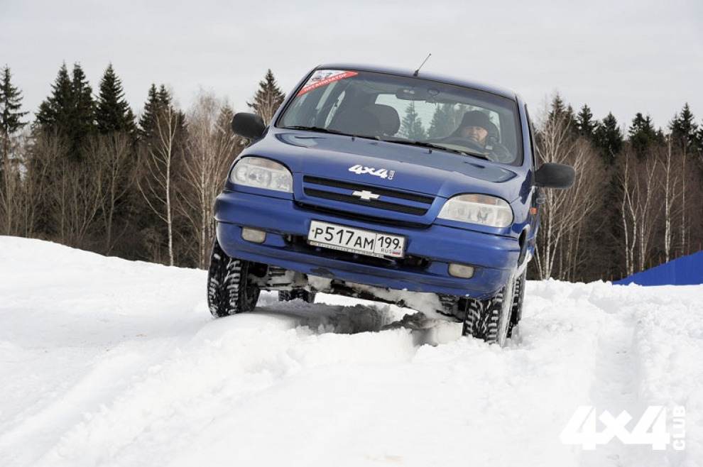 Работа шипов в снегу и снежной каше