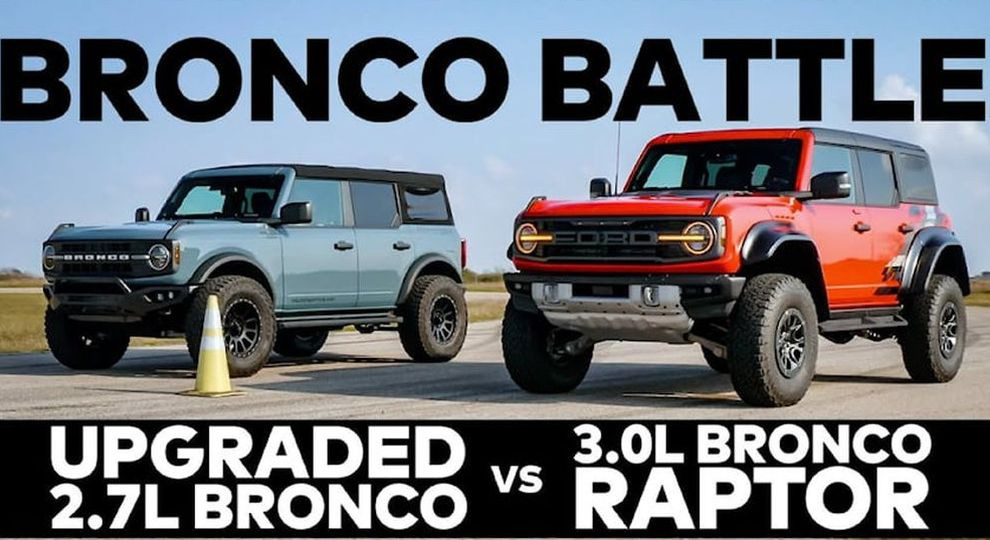 Гонки по траве. Заводской Ford Bronco Raptor против Hennessey VelociRaptor 400 (видео)