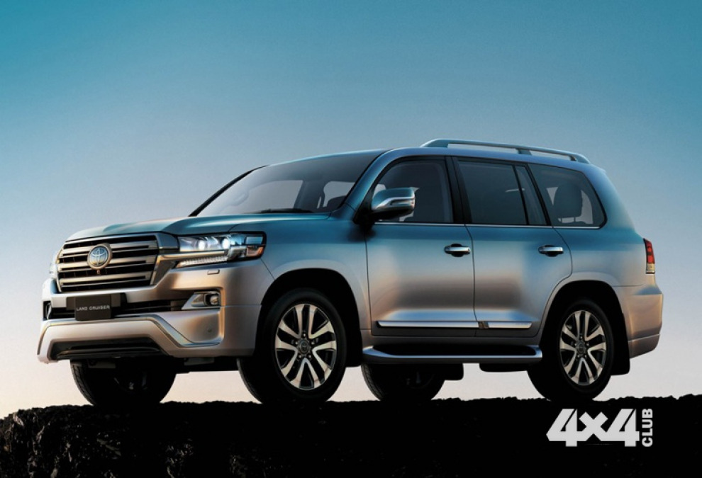 В Россию привезли Toyota Land Cruiser 200 c пневмоподвеской