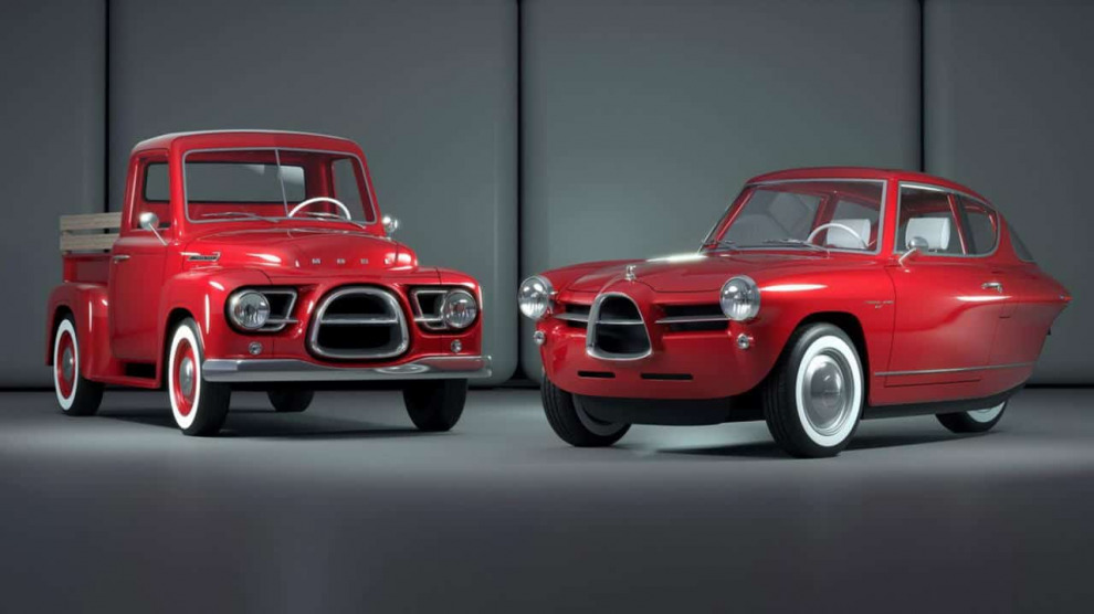 Эстонцы запустят в производство электрические пикапы, стилизованные под Chevrolet Pickup и Ford F-Series 1950-х годов