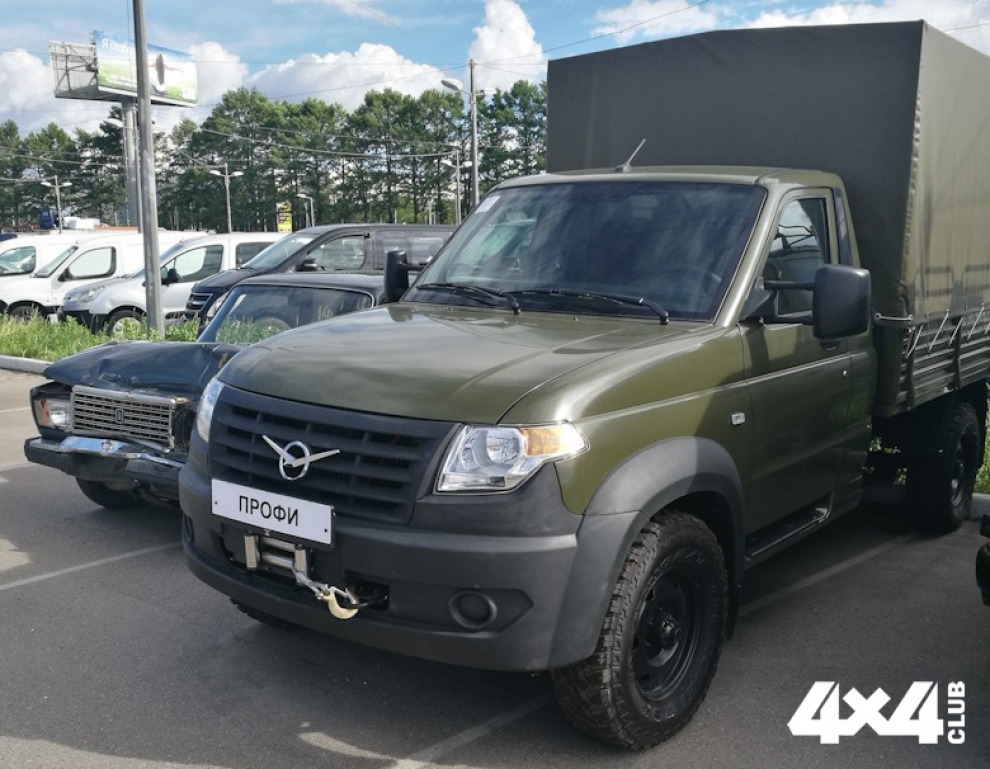 Новые фото грузовика UAZ Profi
