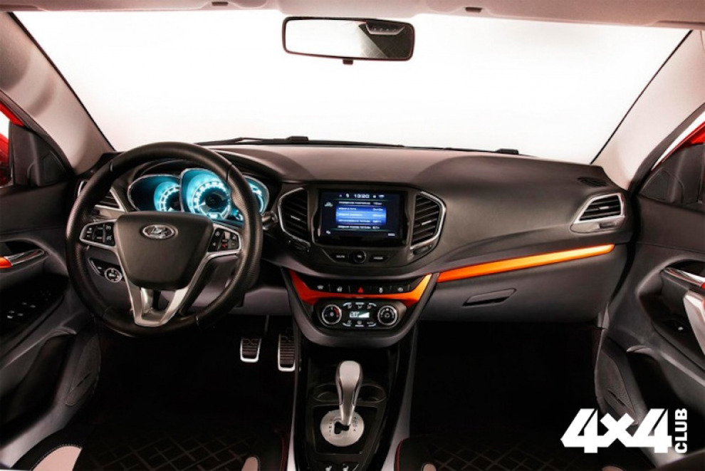 Первые фото салона внедорожного универсала Lada Vesta Cross